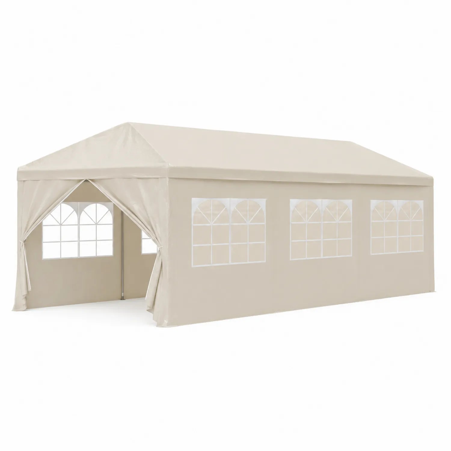 Carpa Gazebo 6x3 m Beige de Poliéster