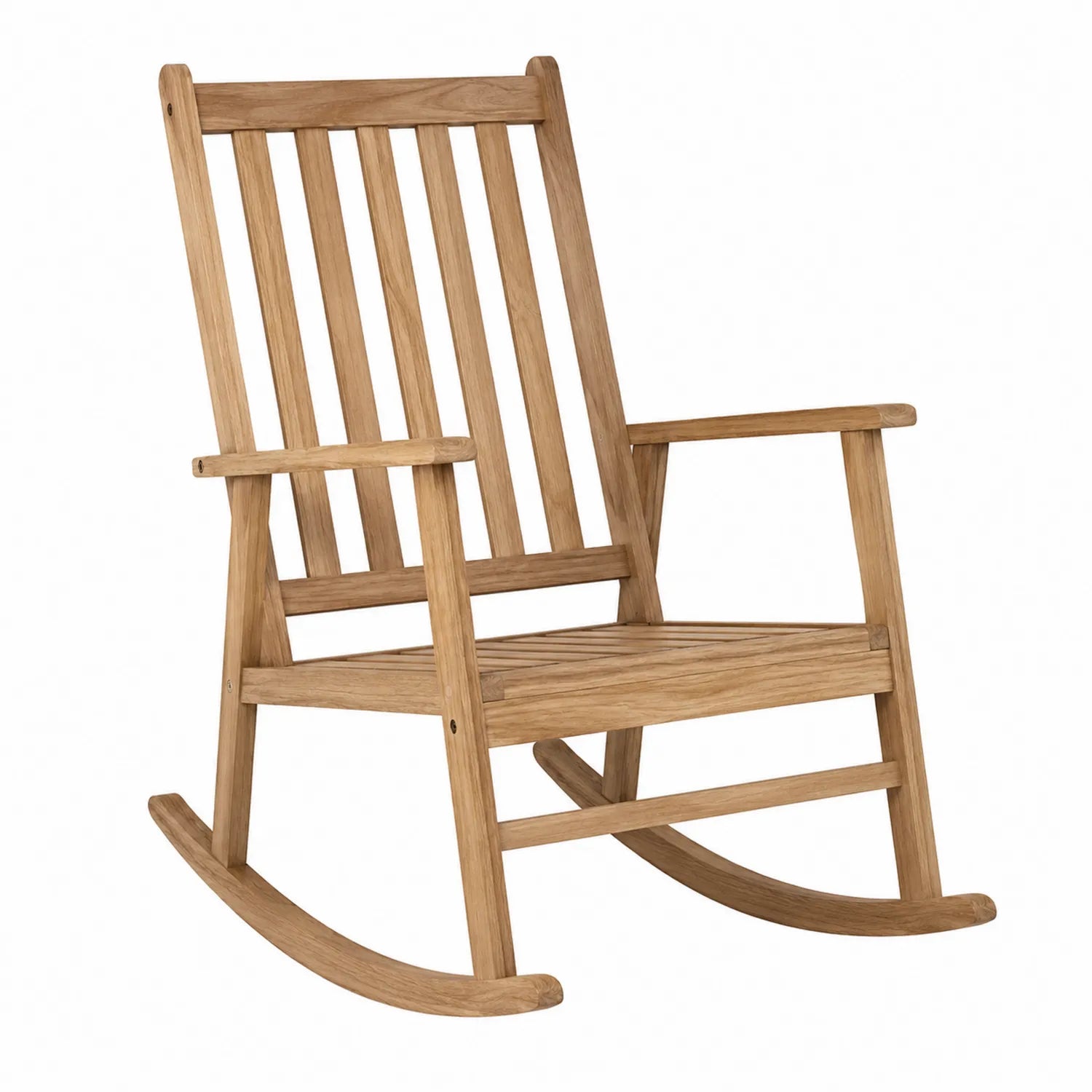 Silla Mecedora de Madera de Teca para Exterior
